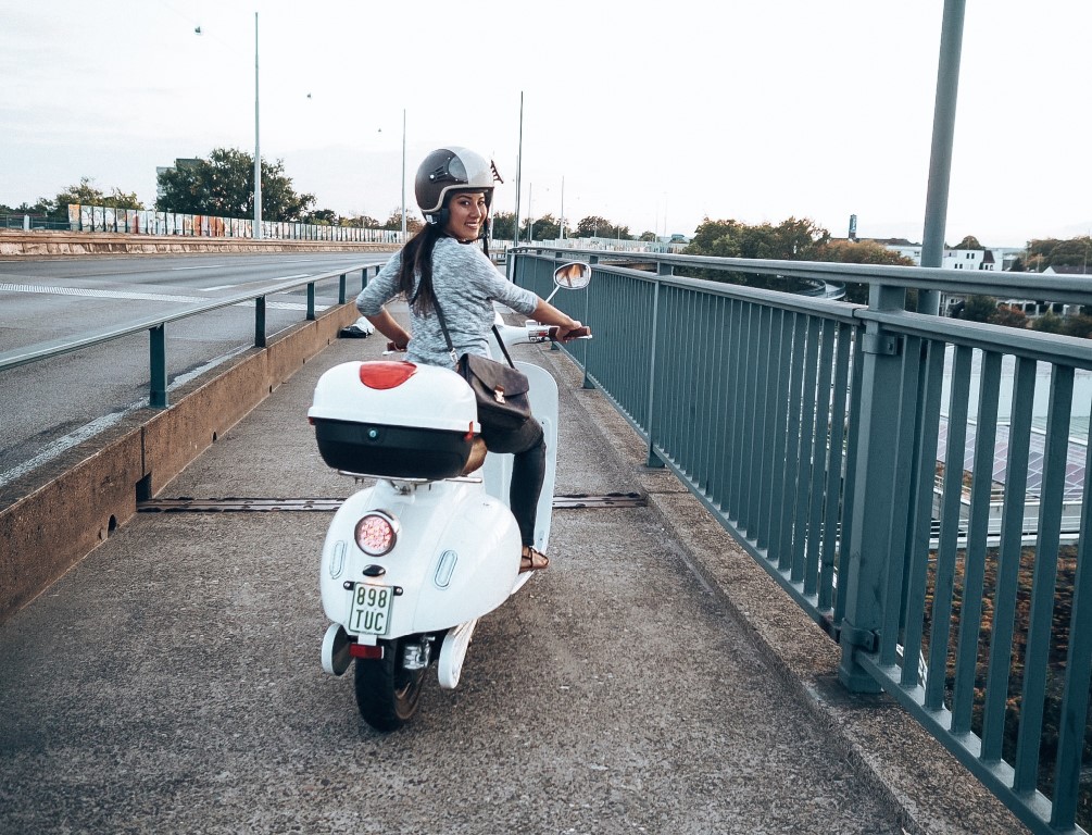 Unterwegs mit meinen Elektroroller KITO